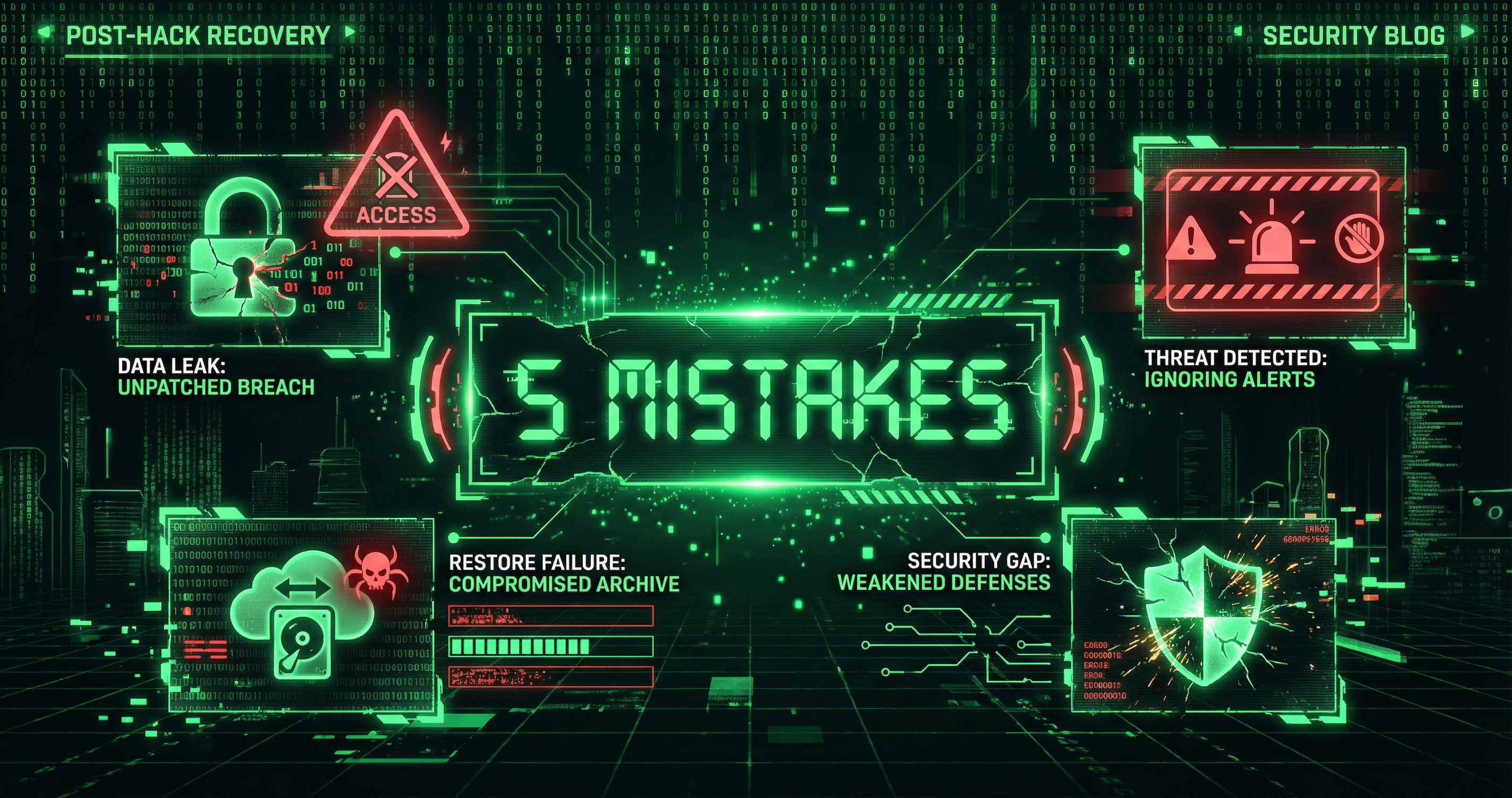 5 Mistakes People Make After Their Site Gets Hacked