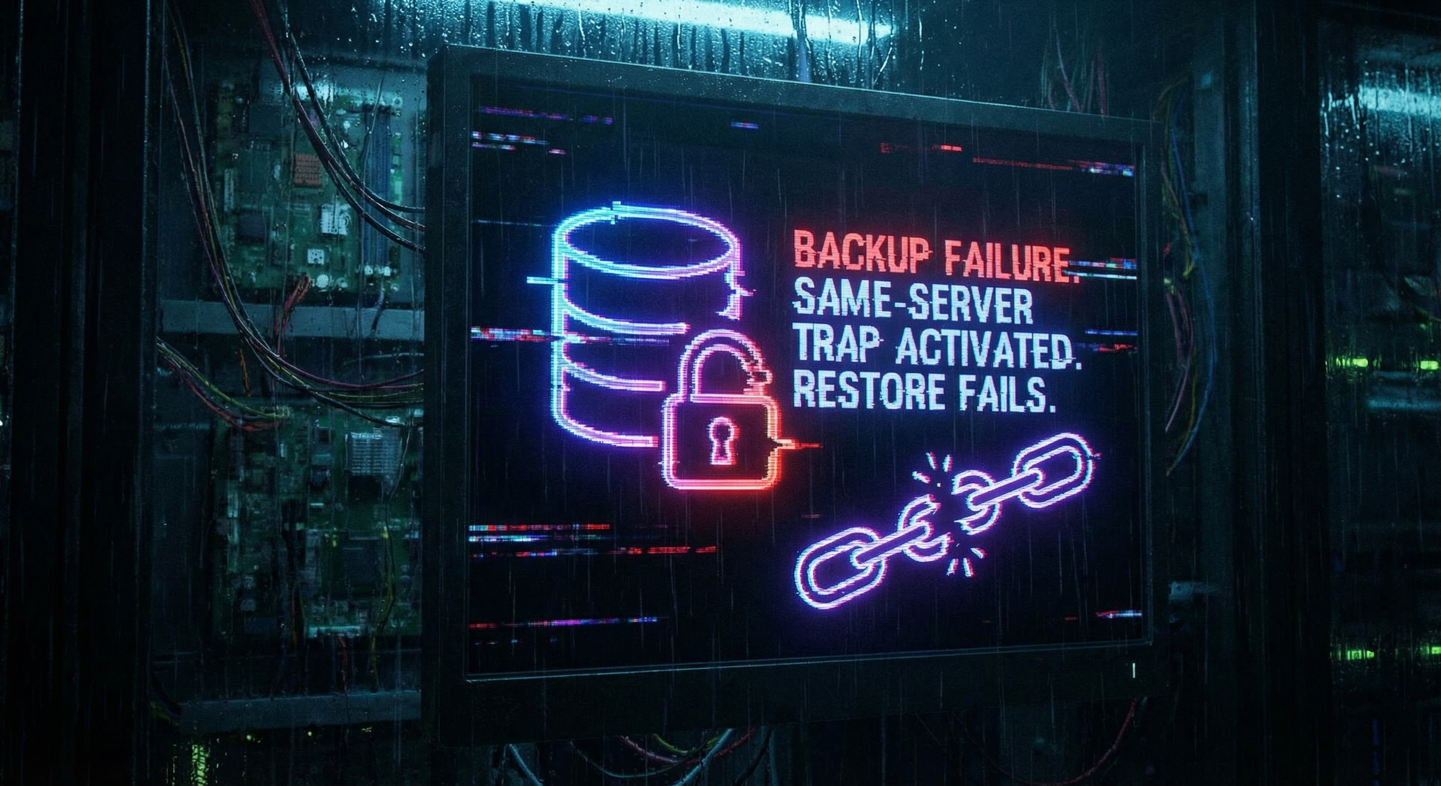 Mistake 3: Backups that have never been tested are not backups