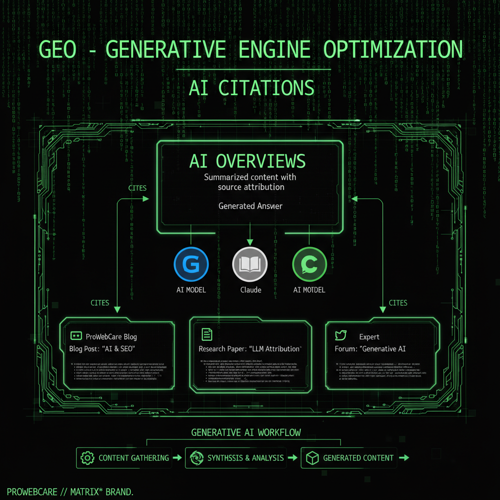 What Is Generative Engine Optimization (GEO) - AI Citations and AI Overviews