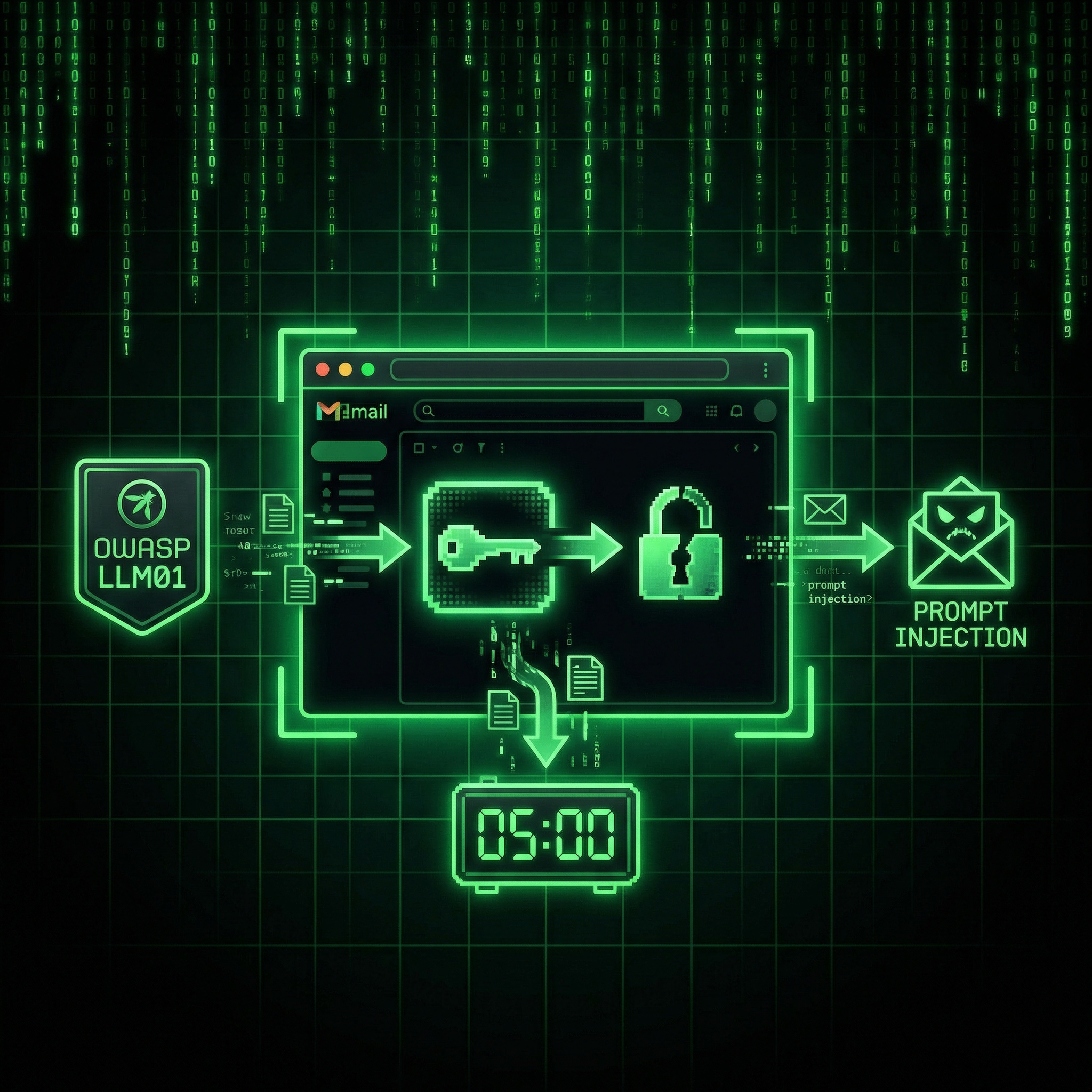 Prompt injection: OWASP LLM01 and 5-minute private key theft proof of concept