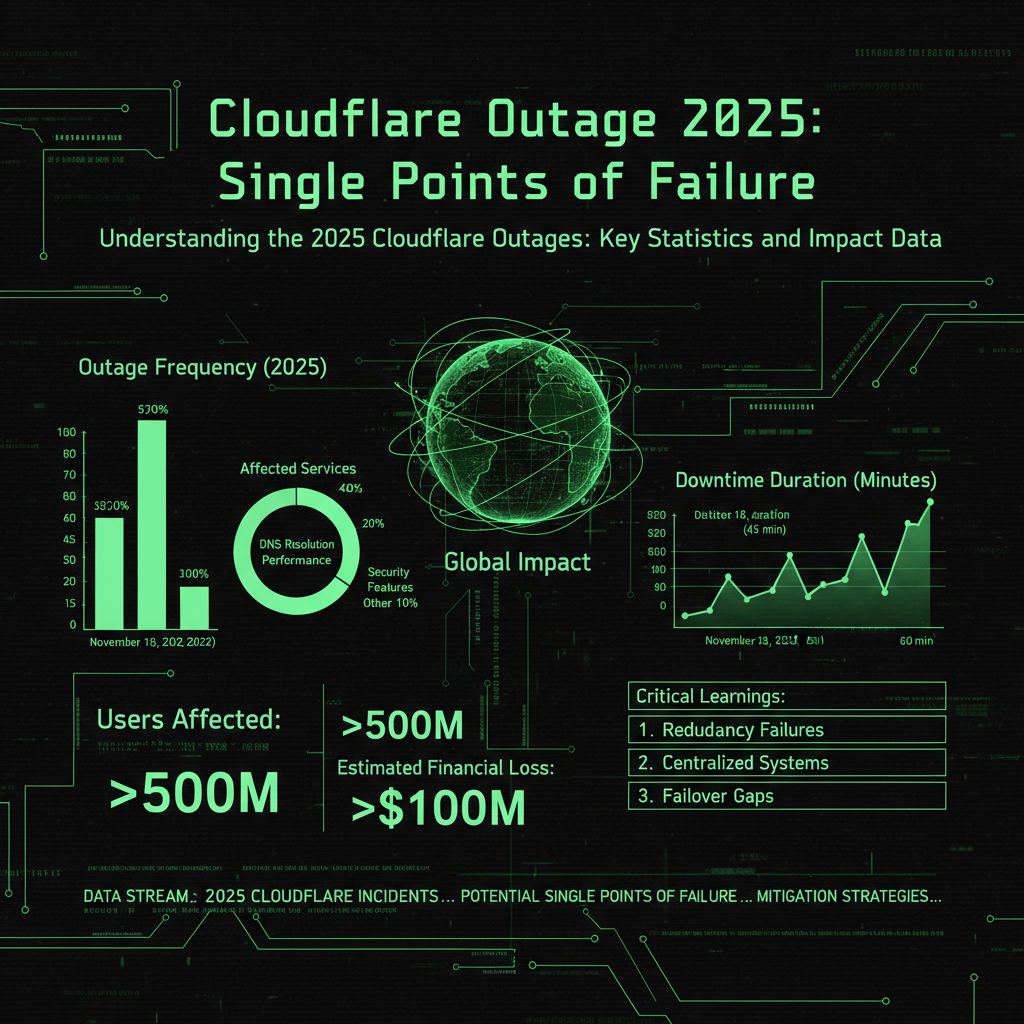Understanding the 2025 Cloudflare Outages: Key Statistics and Impact