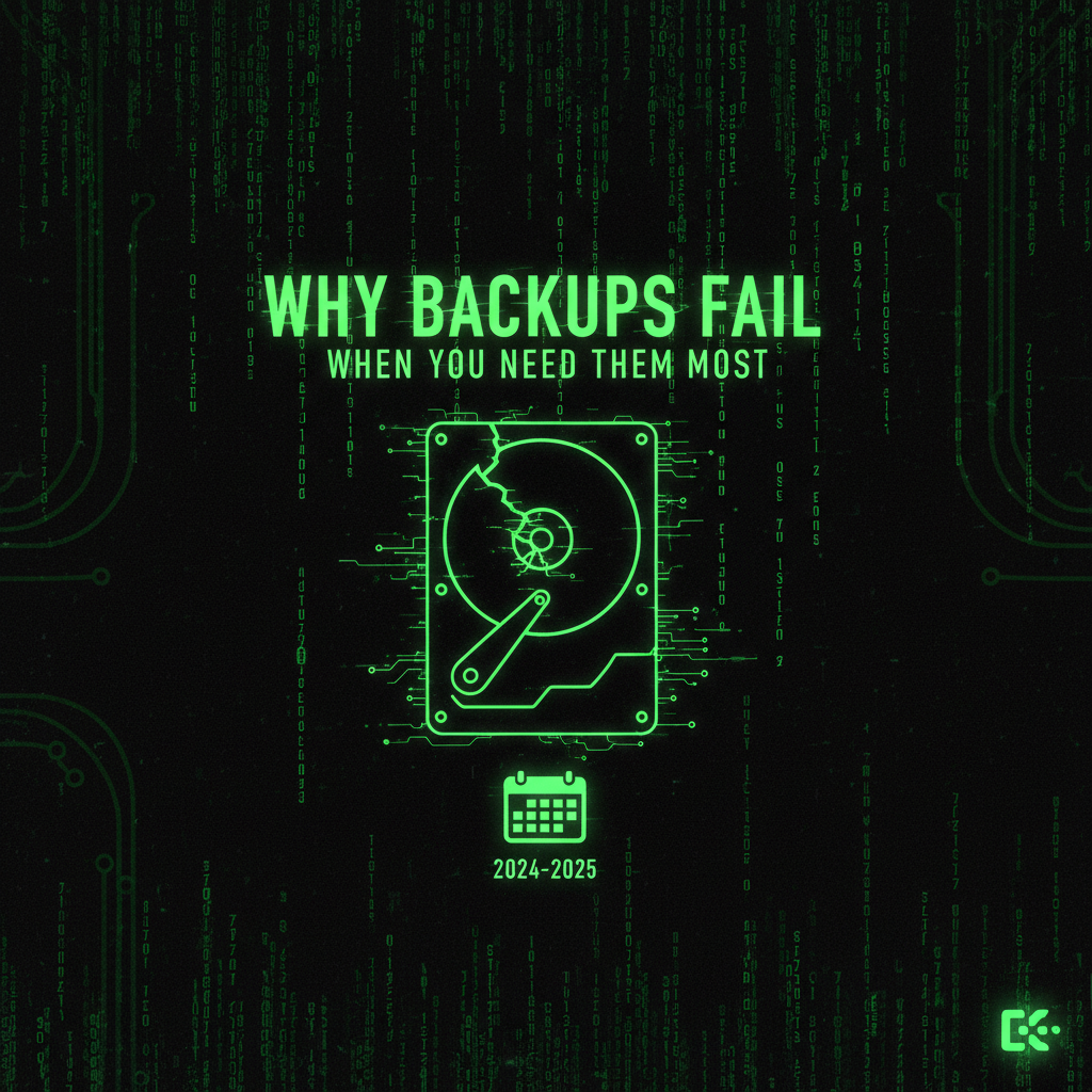 Why Backups Fail When You Need Them Most (2024-2025)