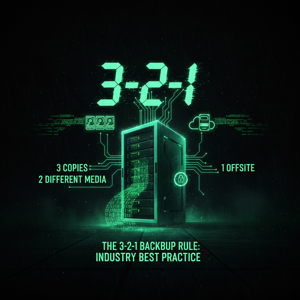 The 3-2-1 Backup Rule: Industry Best Practice