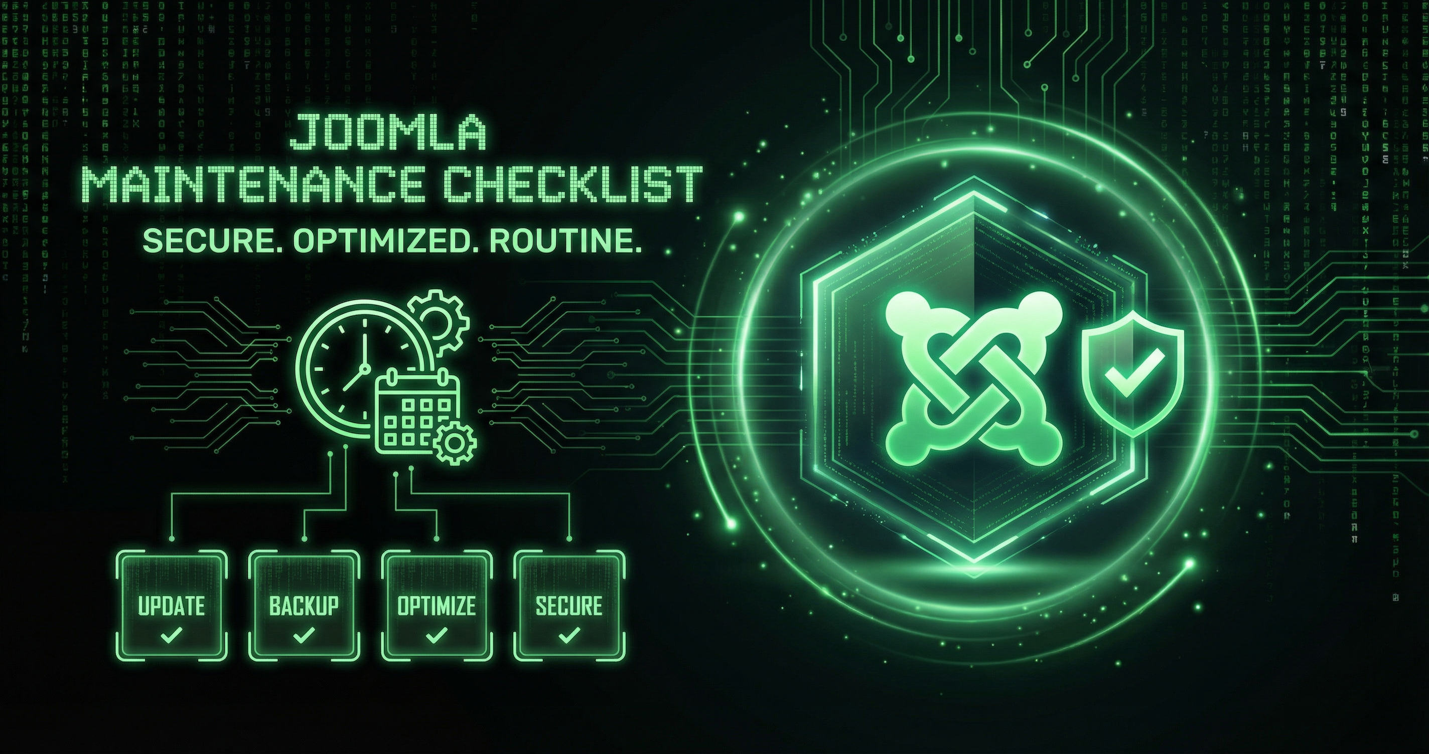 Joomla Maintenance Checklist: Keep Your Site Secure and Fast
