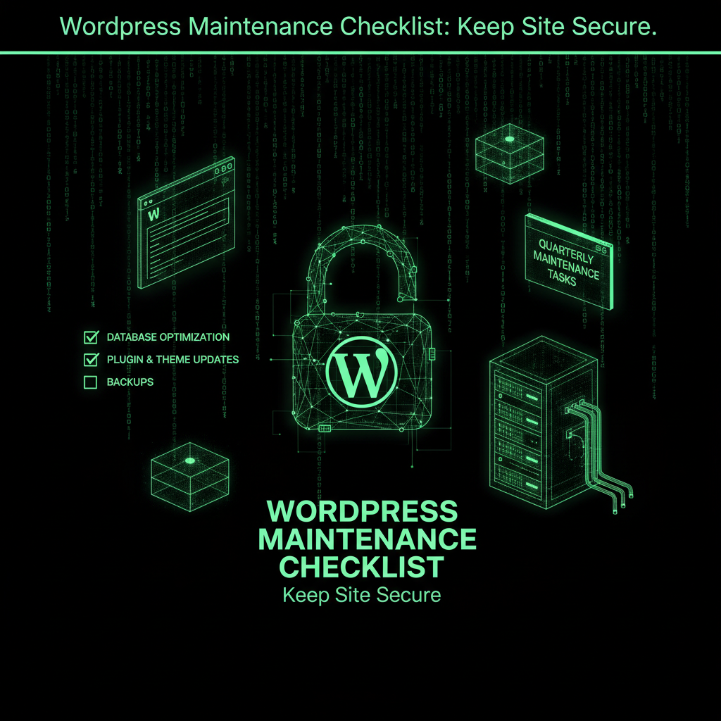 Quarterly Maintenance Tasks