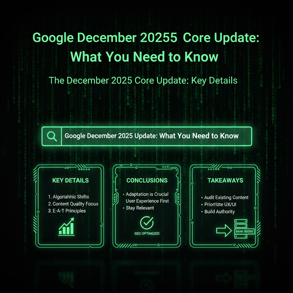 The December 2025 Core Update: Key Details
