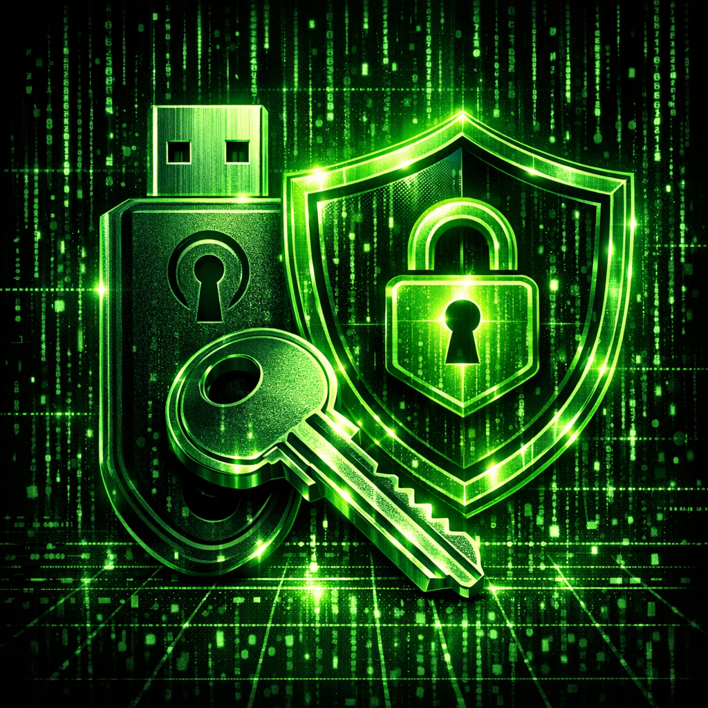 A security token or hardware key adds a second factor—without it, a stolen password is not enough to log in