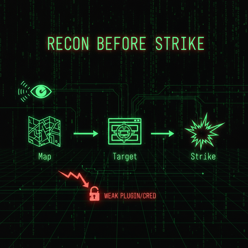 Attackers map your infrastructure before exploitation—recon before strike