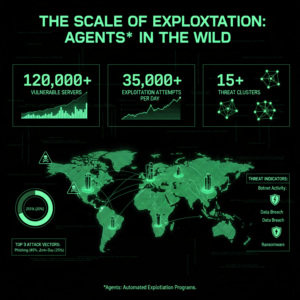 The Scale of Exploitation: Agents* in the Wild