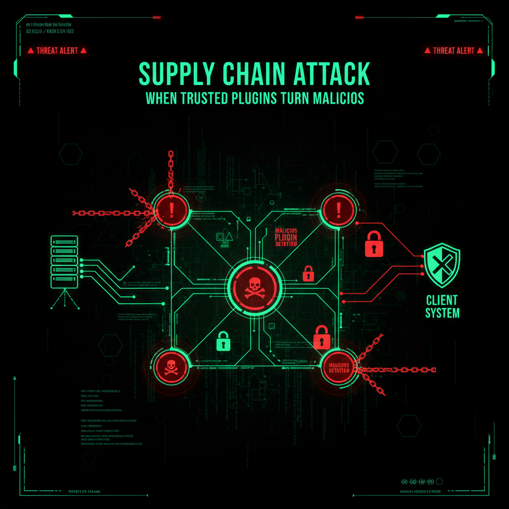 The Supply Chain Attack: When Trusted Plugins Turn Malicious