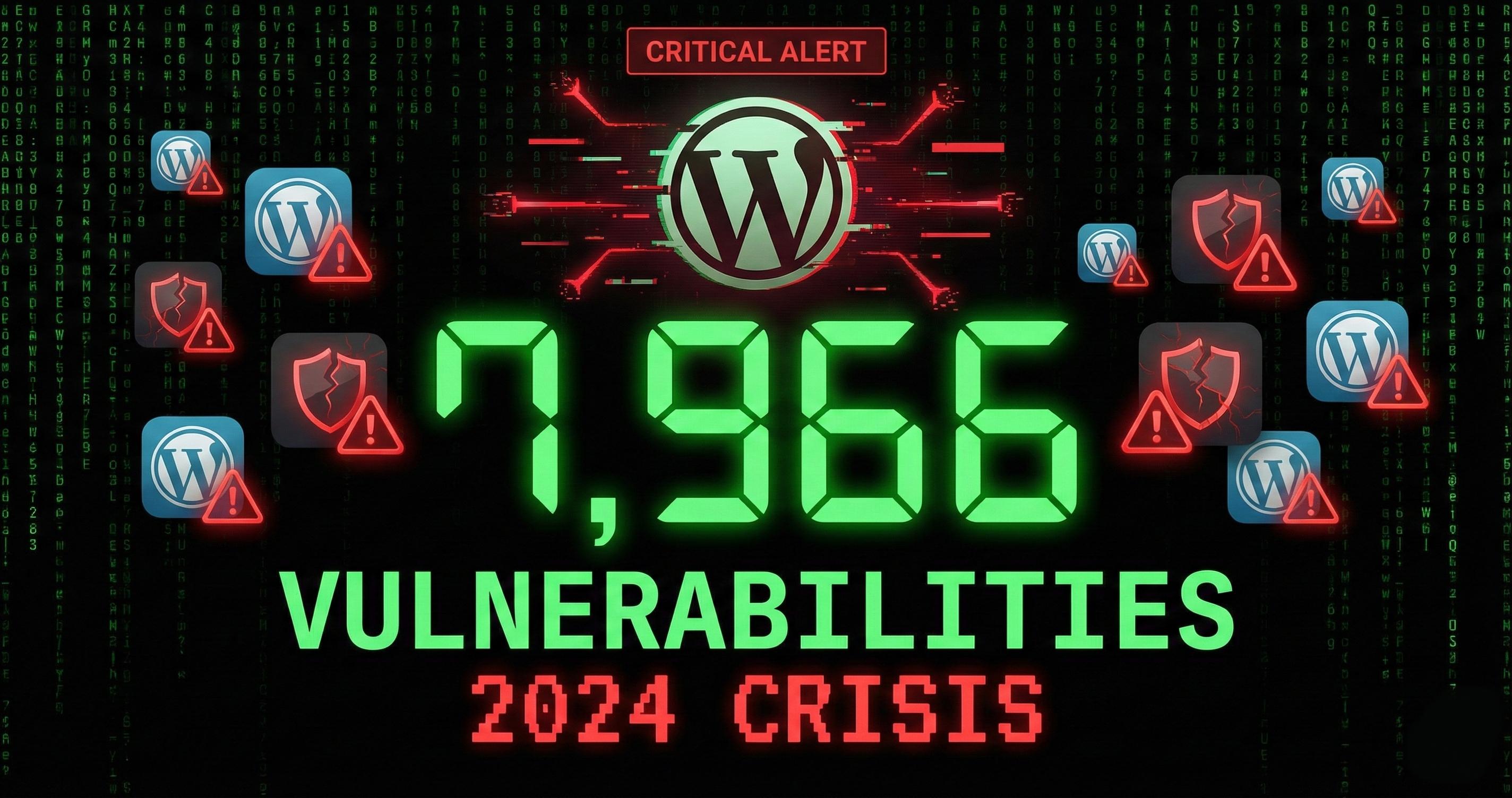 7,966 WordPress Plugin Vulnerabilities in 2024