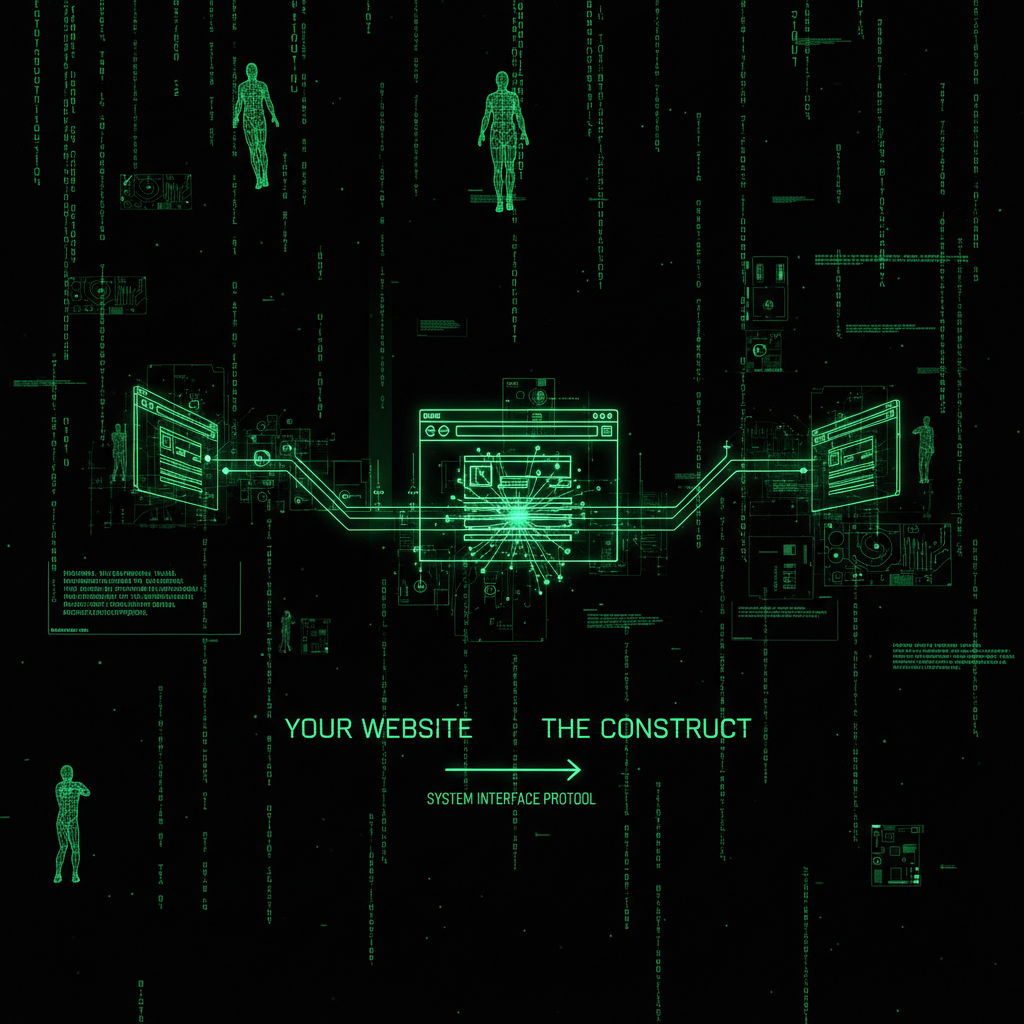 The Matrix Tie-in: Your Website and The Construct